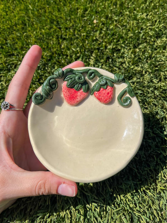 Strawberry Ring Dish