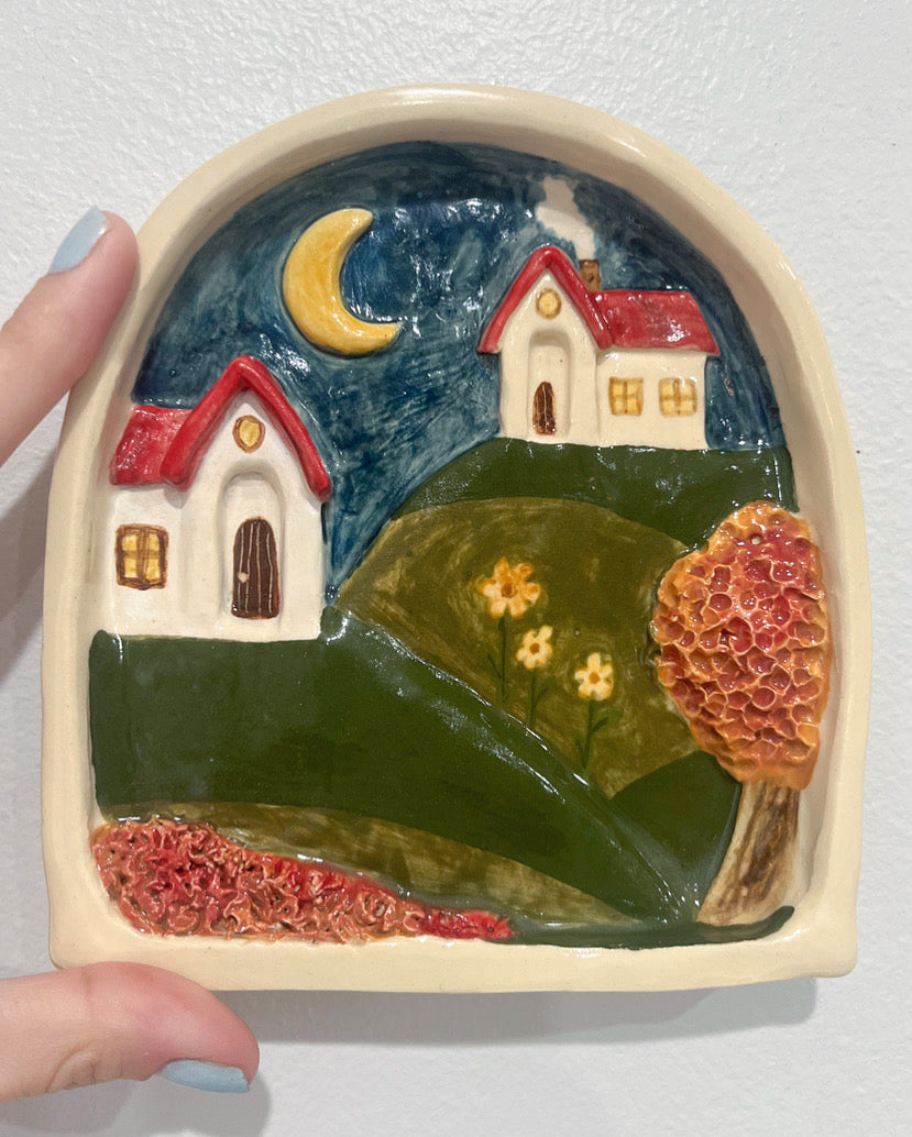 Houses in the Hills Wall Hanging